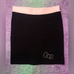 HELLO KITTY 50TH ANNIVERSARY Rhinestone Bow MiniSkirt